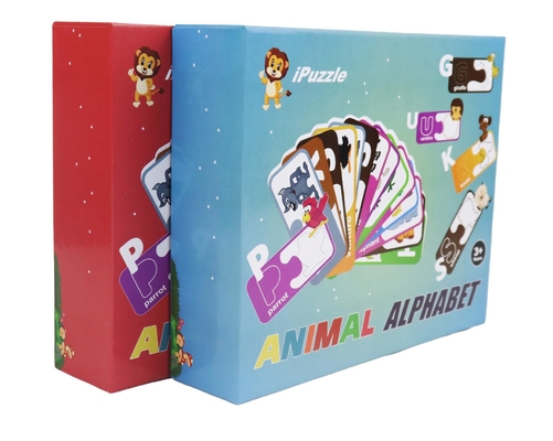 良い価格 エコ キッズ 教育用紙 パズル 動物 アルファベット abc 3歳以上の子のためのマッチングカード オンライン
