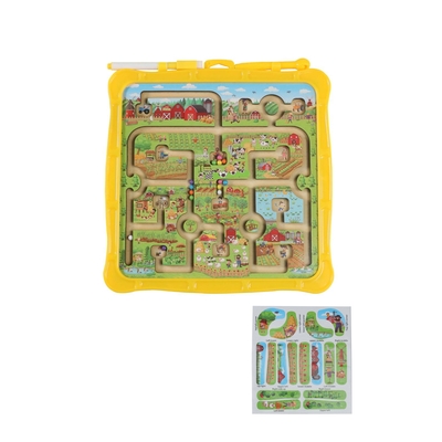 良い価格 農場 教育用磁気パズル 迷路ゲーム 絵板のおもちゃ オンライン