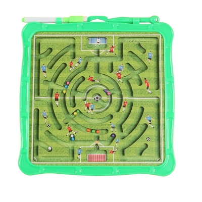 良い価格 子供の小さな磁気迷宮ボード パズルボール サッカーフィールドゲーム オンライン