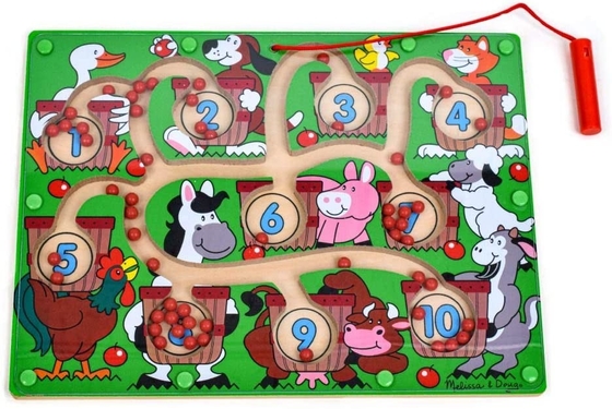 良い価格 子供の木の数 磁気パズル 迷宮 玩具 数珠 ボードゲーム オンライン